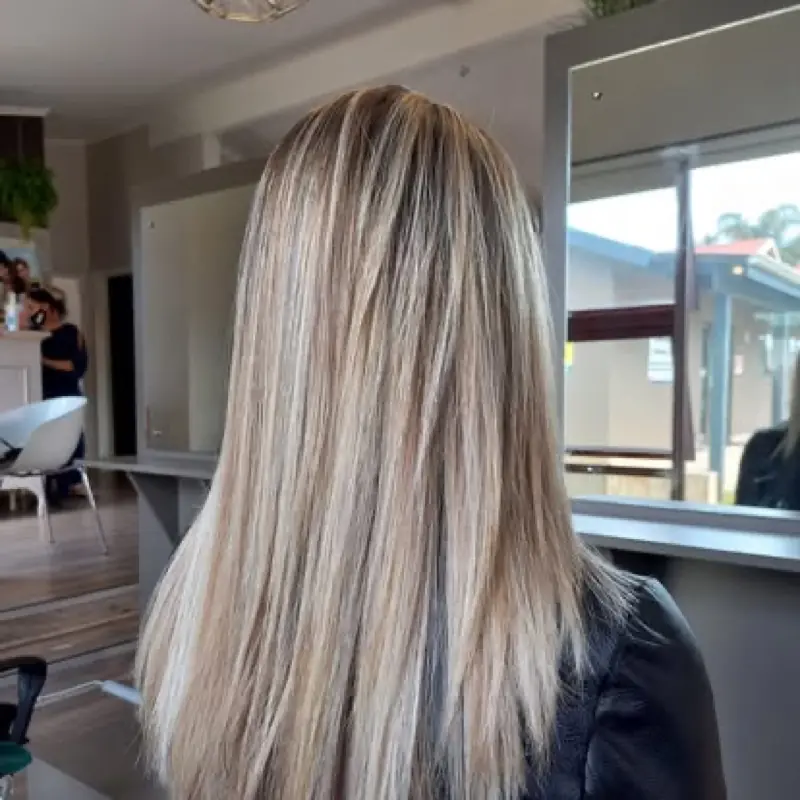 Blonde highlights